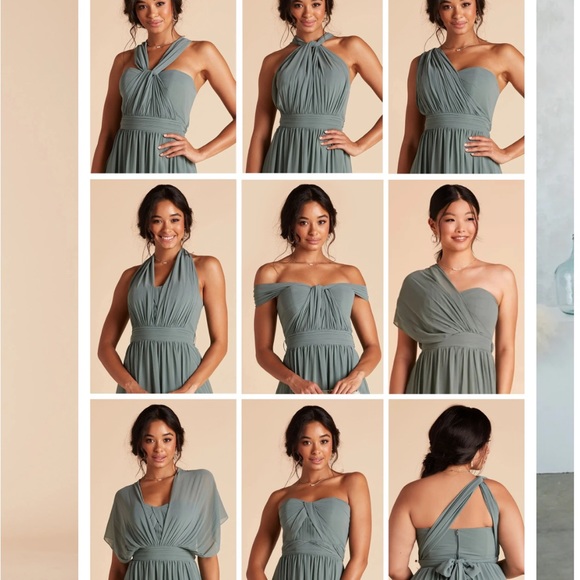 Blush Pink Bridesmaid Dress - Picture 3 of 4